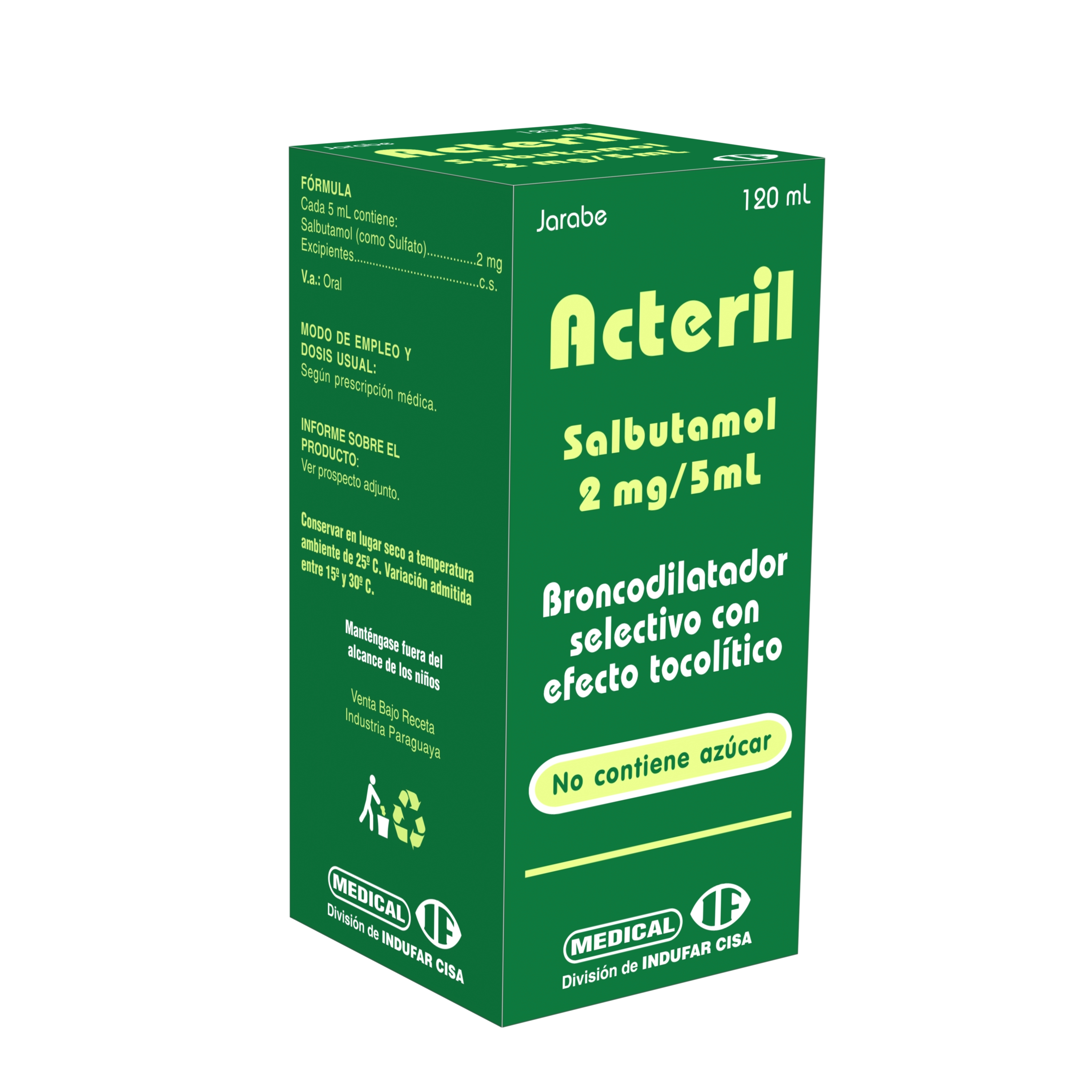 precio de salbutamol jarabe