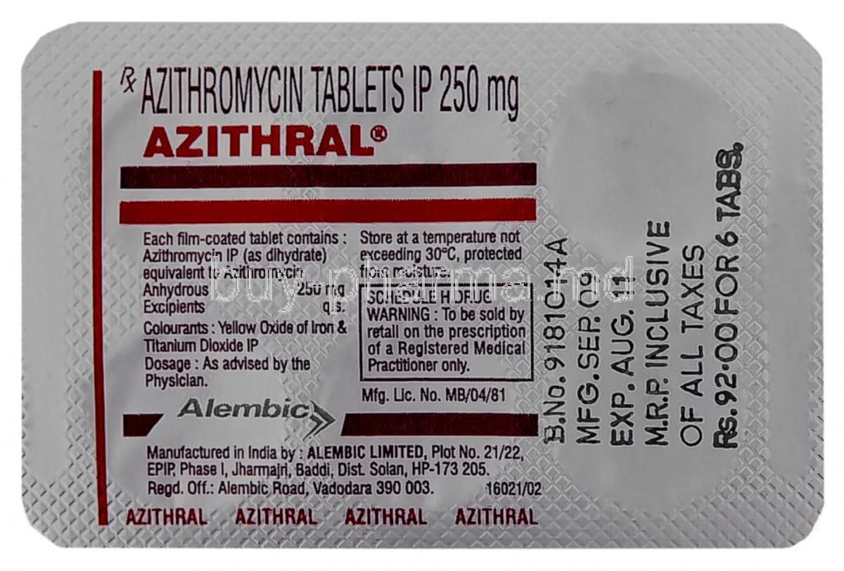 Azithromycin 250 Mg Zithromax