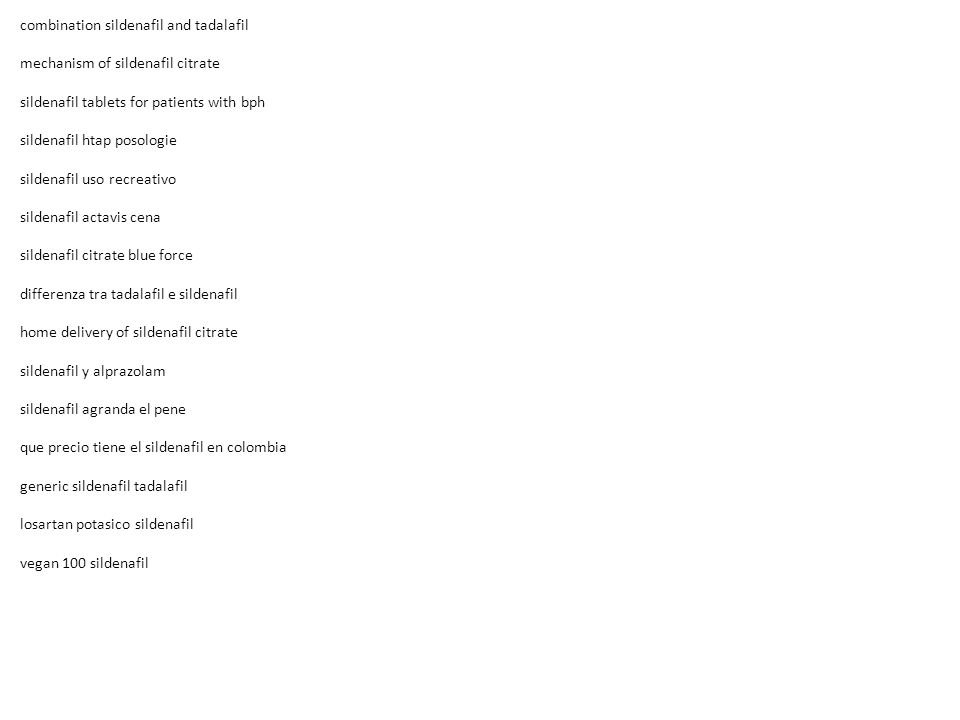 M Force Sildenafil Precio