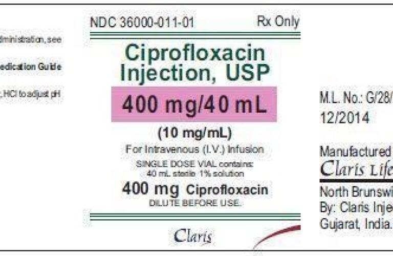 Ciprofloxacin 400 mg español