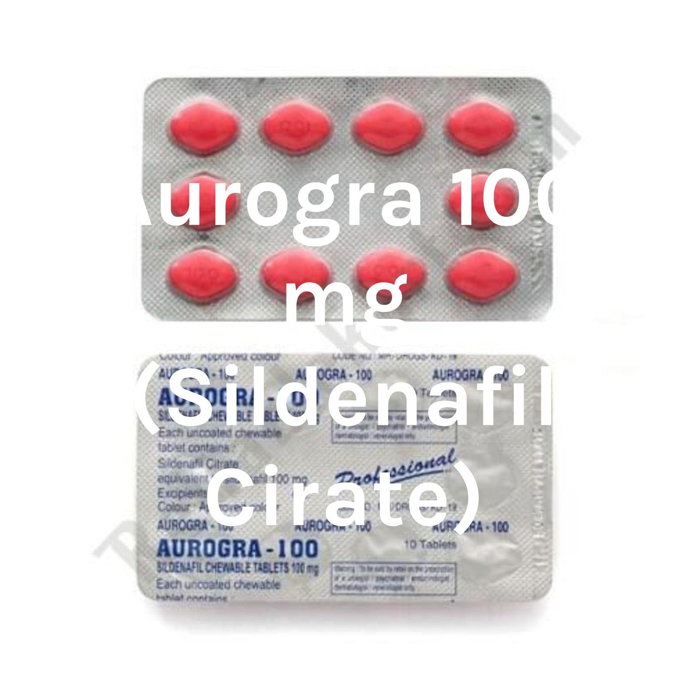Aurogra 100 sildenafil 100mg
