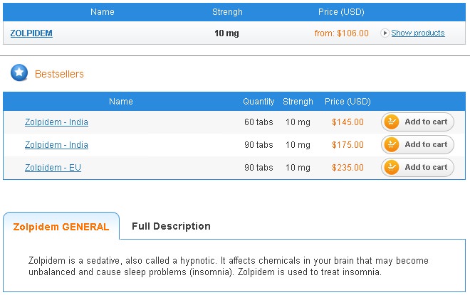 zolpidem online apotheek