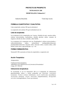 mebendazol tinidazol precio