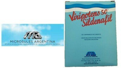 Viripotens 50 mg sildenafil