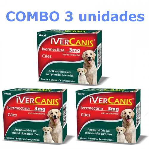 ivercanis ivermectina 3mg