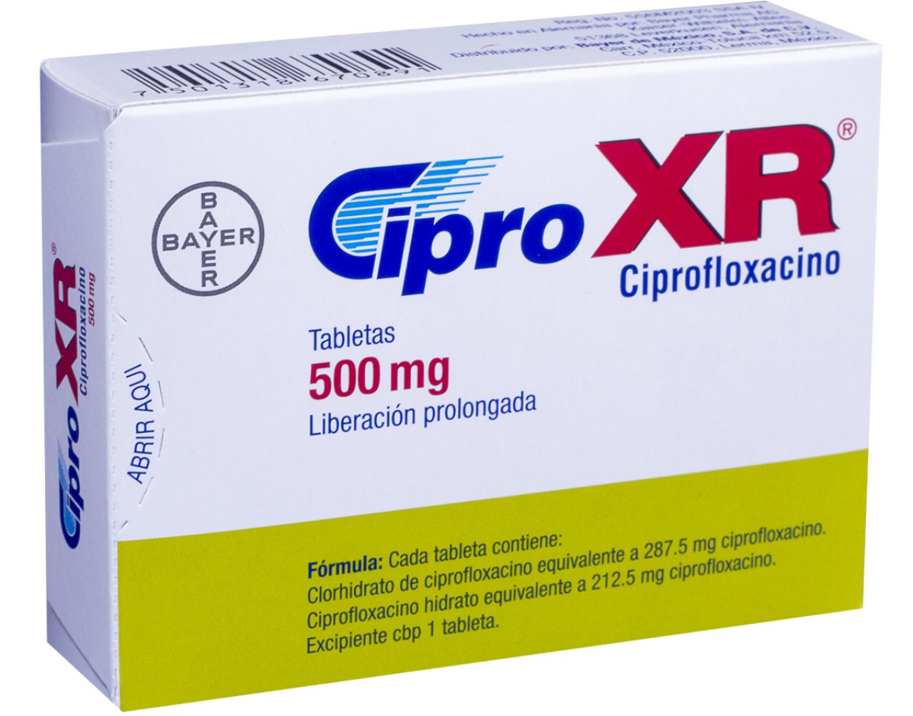Cipro Xr 1 Gr Precio