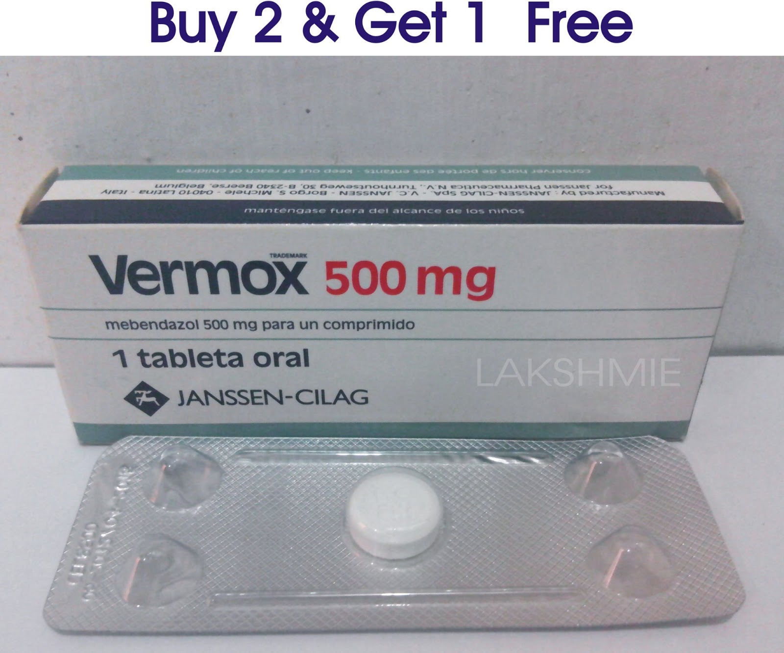 Vermox 1 tableta