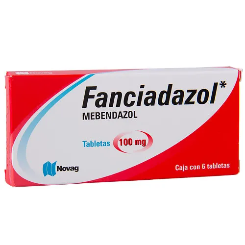 Precio de mebendazol de 100 mg