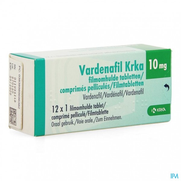Vardenafil krka 10 mg