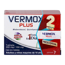 precio de desparasitante vermox