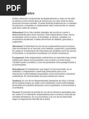 Cómo Comprar Mebendazol