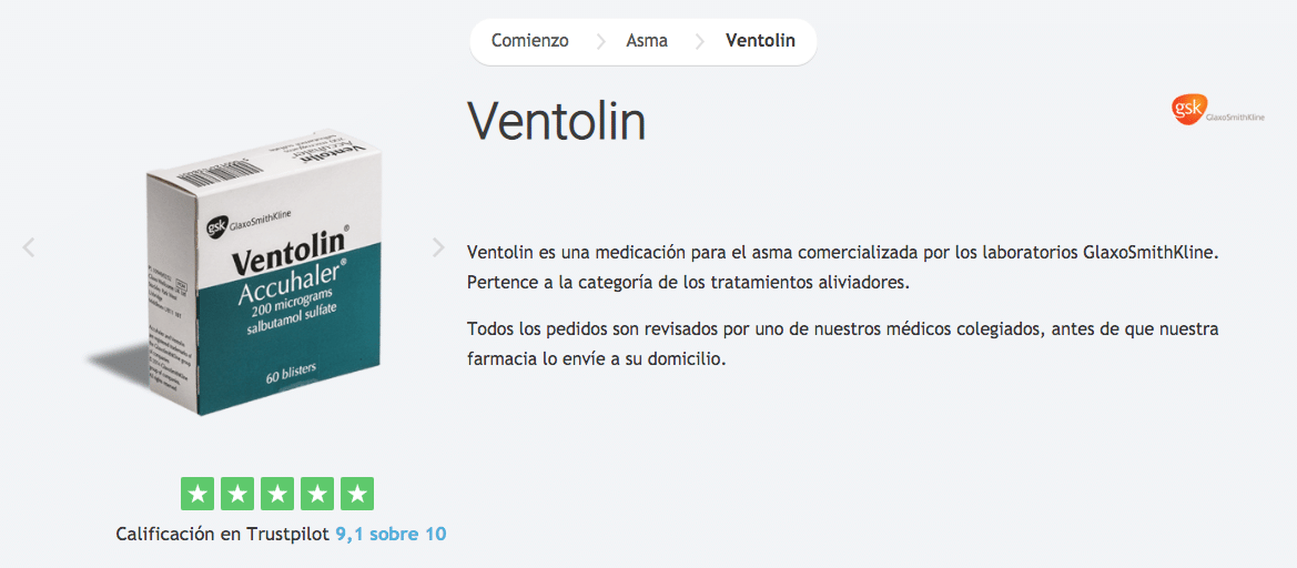 salbutamol nebulizado precio