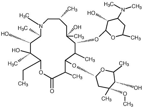 azithromycin 500 mg qd