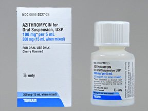 Azithromycin 100 mg/5 ml