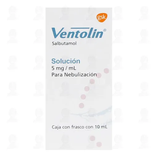 Ventolin salbutamol 5 mg/ml precio