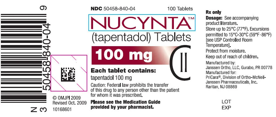 tapentadol 100 mg precio
