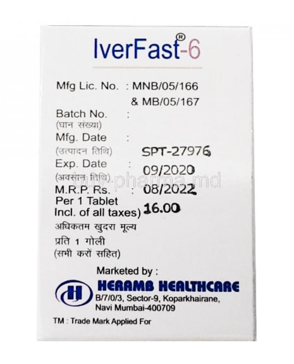 Iver p ivermectin 6 mg