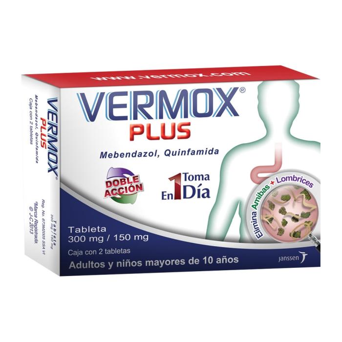 Vermox Pastillas