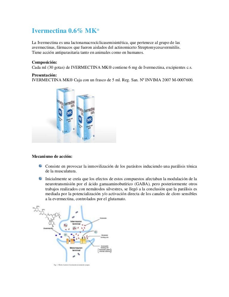 ivermectina 6 mg/ml gotas