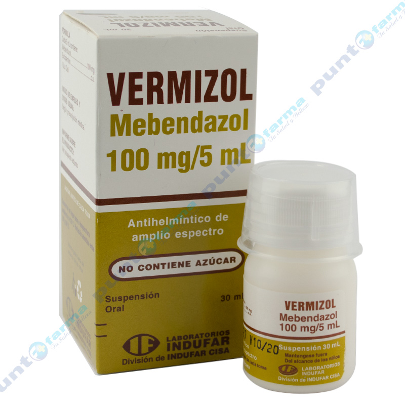 Mebendazol infantil precio