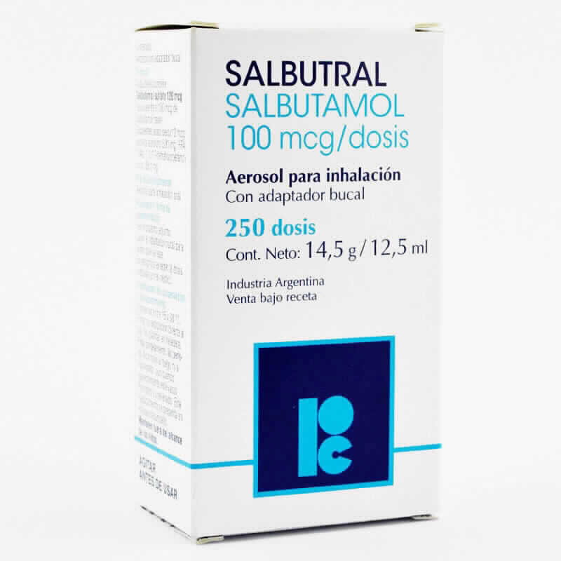 Precio de salbutamol en spray