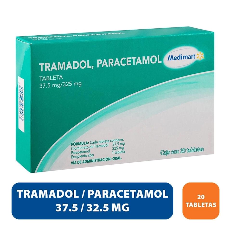 Paracetamol tramadol precio