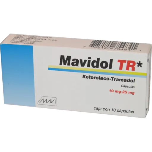 Tramadol ketorolaco capsulas