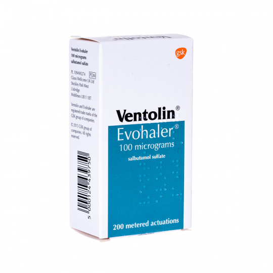Ventolin 100 Mcg Precio