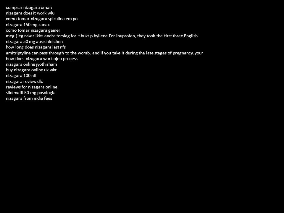 nizagara compra
