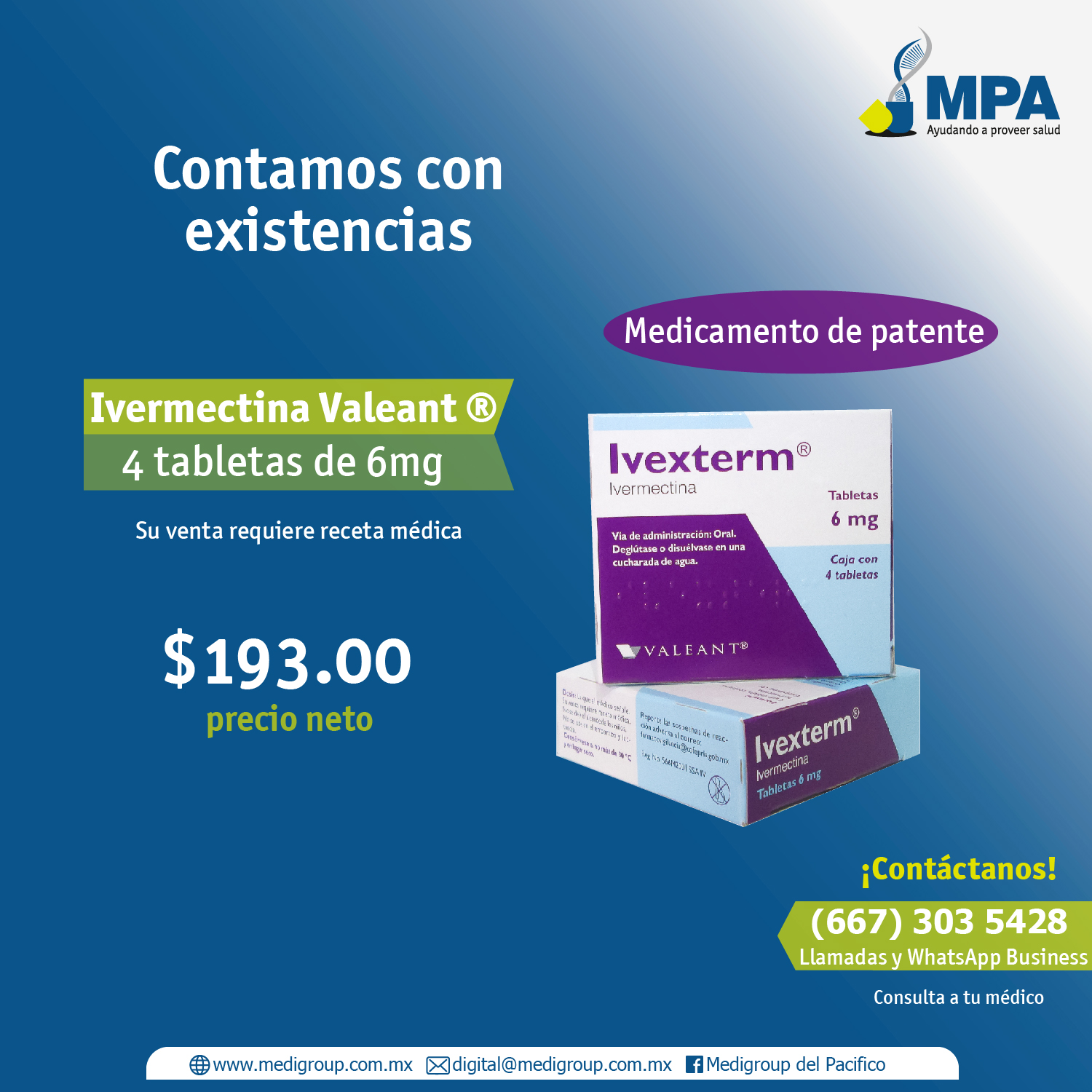 Ivexterm covid precio