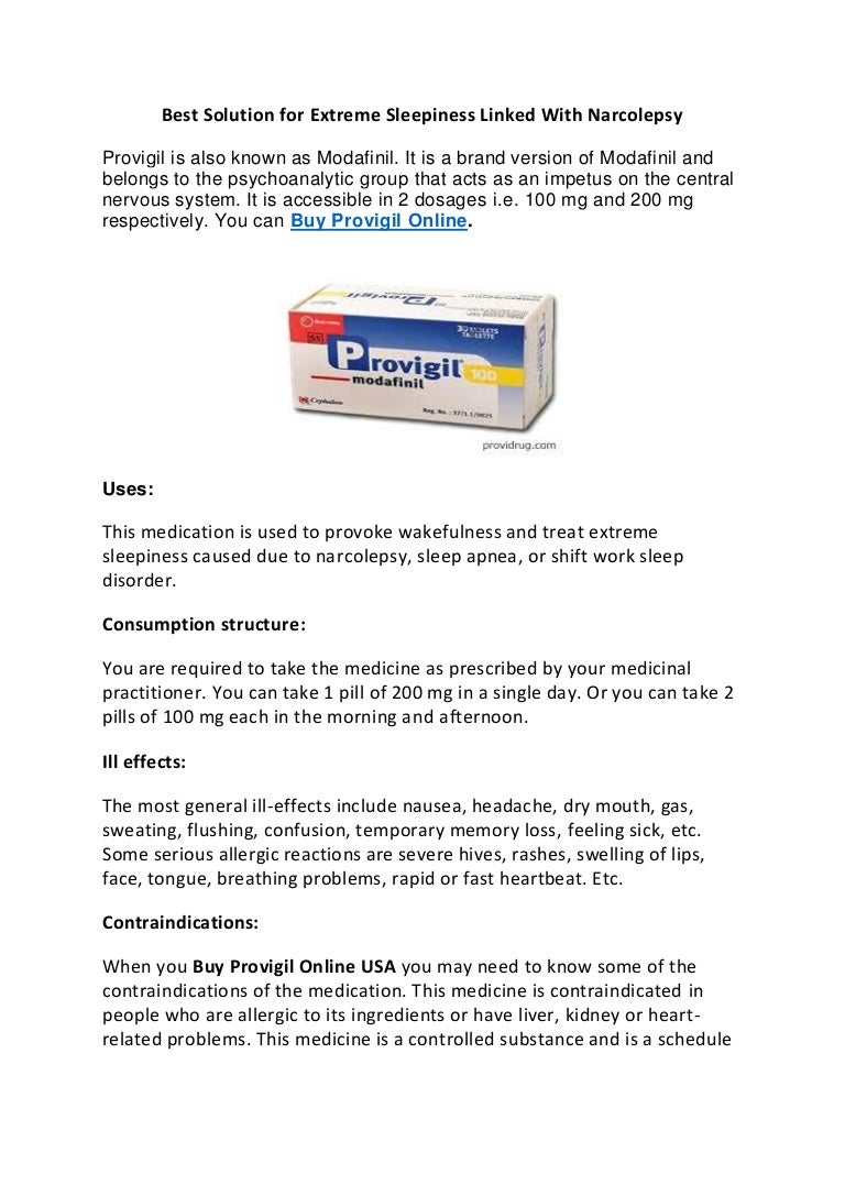 Provigil on-line