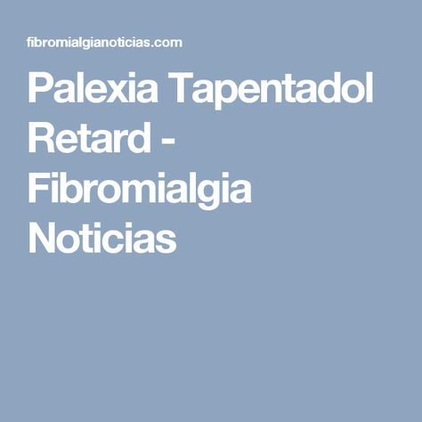 Palexia Genéricos Palexia Genéricos