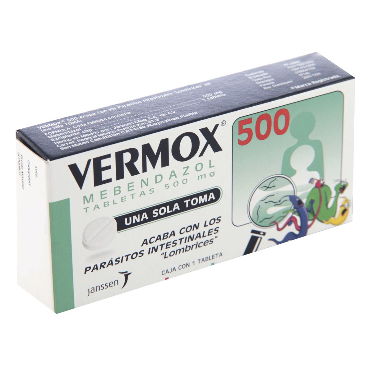 Precio de vermox 500 mg
