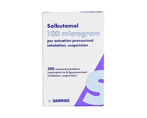 salbutamol de 100 mcg Salbutamol de 100 mcg
