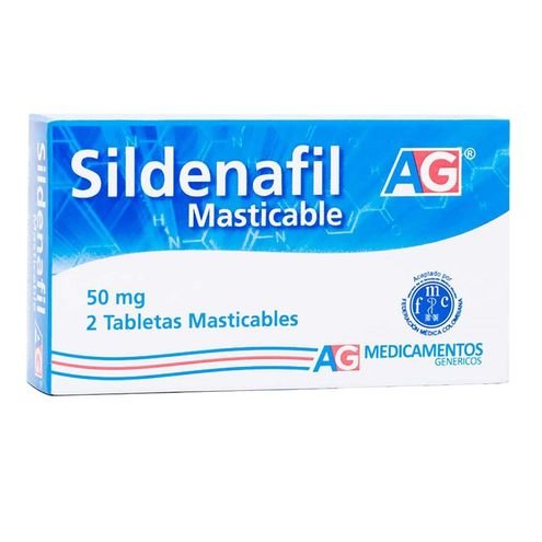 Sildenafil 50 Mg Tabletas Masticables