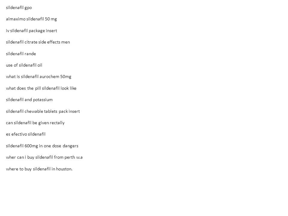 Sildenafil almaximo 100mg