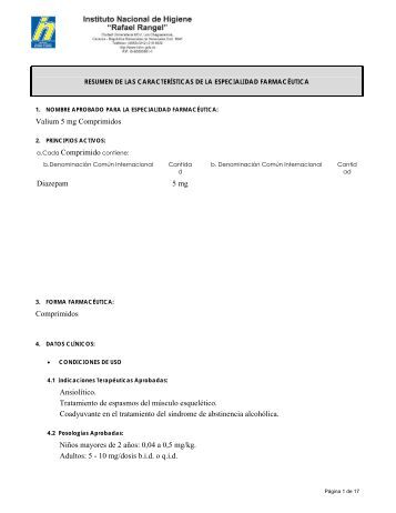 Valium 5 mg sin receta