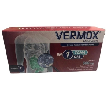 vermox 1 toma precio